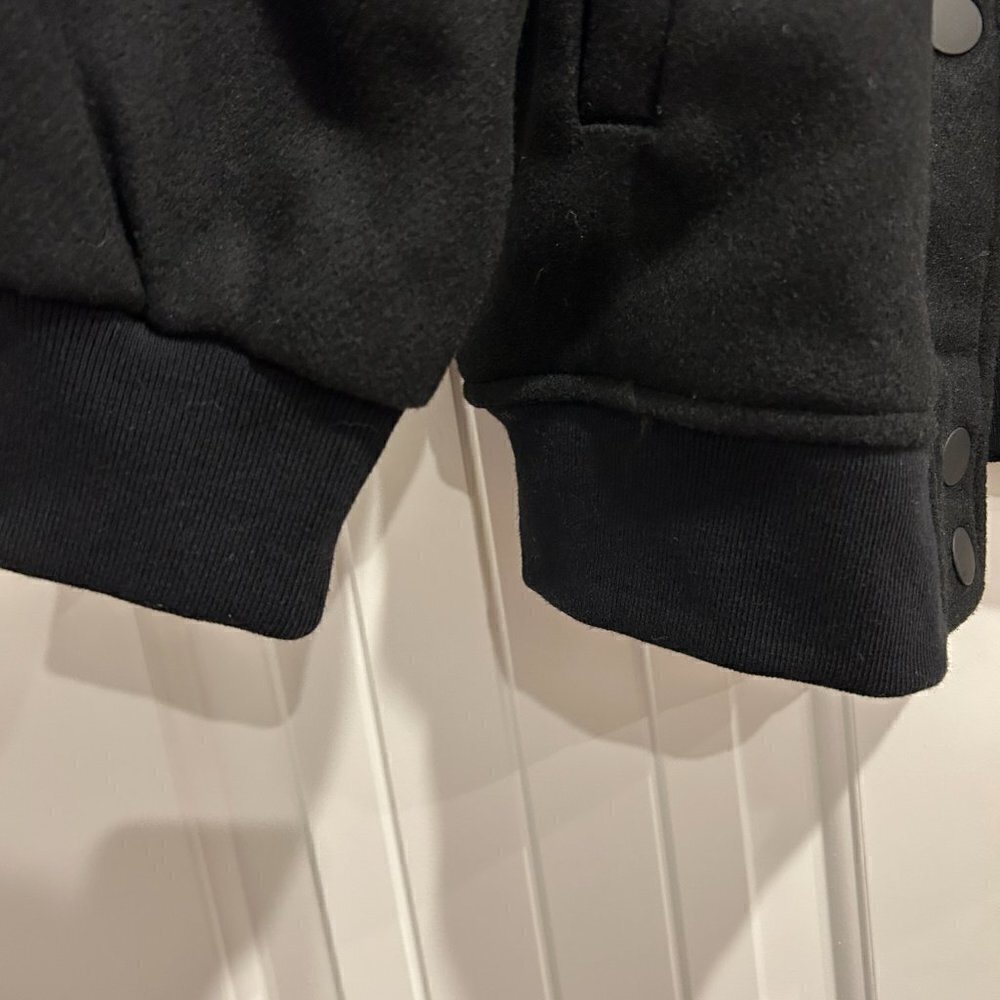 Future Collective Kahlana Barfield Brown Black Bomber Jacket Women’s Size XS - Picture 11 of 13